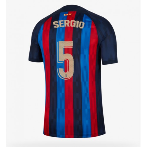 Barcelona Sergio Busquets #5 Hjemmedrakt 2022-23 Kortermet Barcelona Sergio Busquets #5 Hjemmedrakt 2022-23 Kortermet